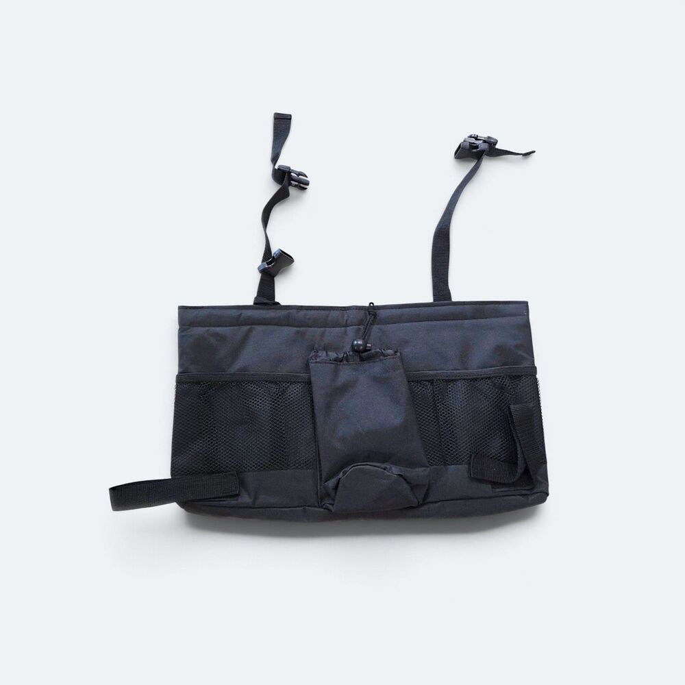 Universal Insulated Stroller Organizer & Rollator Walker Caddy Bag Black